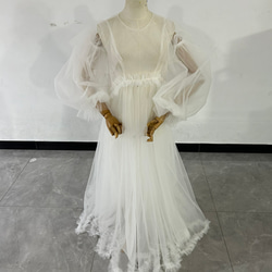 ウエディングドレス.白.着物風ドレス.打ち掛け.レース.結婚式.挙式