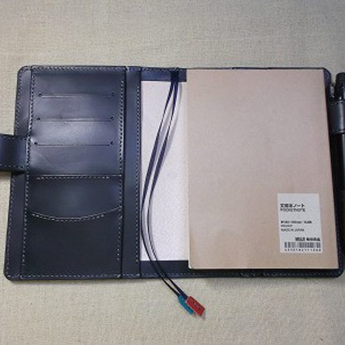 ほぼ日手帳カズン対応　A5サイズ手帳カバー　レザー刻印＆拭き染め it-684152f8e17b6-1200.jpg