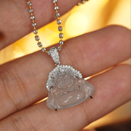 翡翠ペンダントトップk18