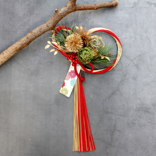 お正月2026】☆新作☆ふたば紅金お正月水引飾り しめ縄・しめ飾り