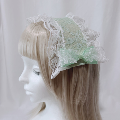 クリームソーダ風ヘッドドレス 専用枠 再販〗୨୧- クリームソーダヘッドドレス -୨୧ - ふわりむ