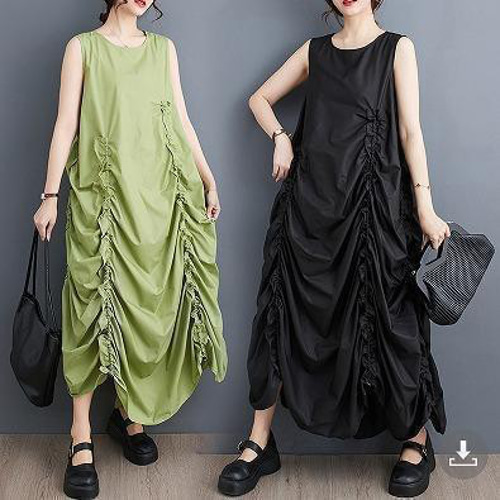大きいサイズ レディース ロング　ワンピース　ノースリーブ　春夏 秋 新品 GOLDJAPAN 大きいサイズ レディース ワンピース ロング