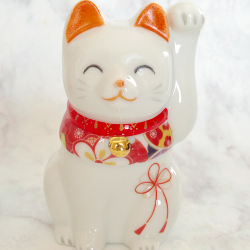 招き猫　ペア　結婚祝い　新築祝い　ハンドメイド　ポーセラーツねこ　縁起物 招き猫　ペア　結婚祝い　新築祝い　ハンドメイド　ポーセラーツねこ　縁起物