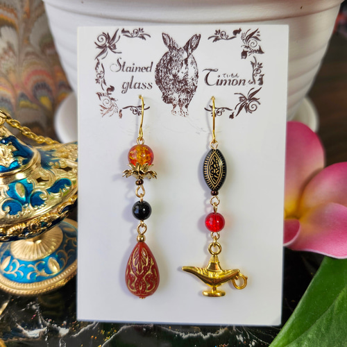 アラビアンアクセサリー 確認用サンプル画面 ピアス イヤリング