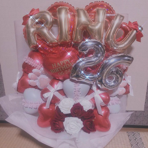 バルーンギフト 生誕祭 誕生日 推し活 バルーンブーケ 名入れ バルーンギフト 生誕祭 誕生日 推し活 バルーンブーケ 名入れ