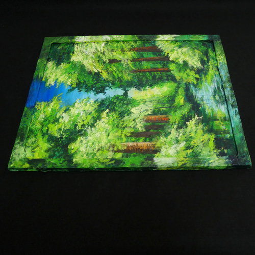 油絵 油彩 油彩画 絵 絵画 【新緑の川】 絵画 HR 通販 油絵 油彩 油彩画 絵 絵画 【新緑の川】 絵画 HR 通販