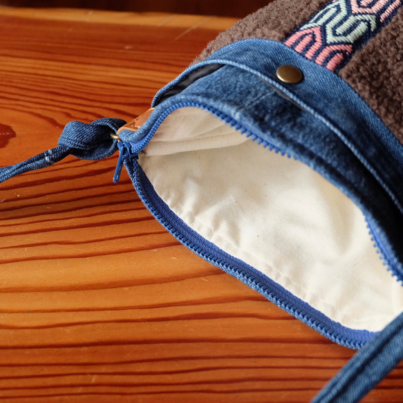 [精選] Kogin Choco Moco 單肩包 [刺繡☺︎Sashiko] 牛仔重製☺︎Boa ⌘訂製⌘ Boa 2024 第9張的照片