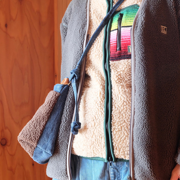 [精選] Kogin Choco Moco 單肩包 [刺繡☺︎Sashiko] 牛仔重製☺︎Boa ⌘訂製⌘ Boa 2024 第12張的照片