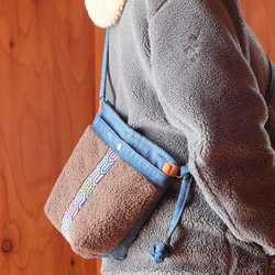 [精選] Kogin Choco Moco 單肩包 [刺繡☺︎Sashiko] 牛仔重製☺︎Boa ⌘訂製⌘ Boa 2024 第8張的照片