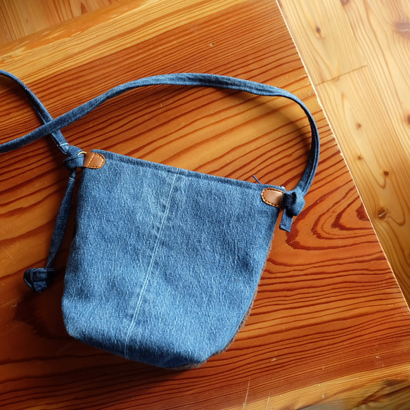 [精選] Kogin Choco Moco 單肩包 [刺繡☺︎Sashiko] 牛仔重製☺︎Boa ⌘訂製⌘ Boa 2024 第3張的照片