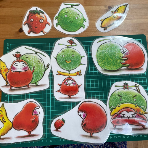 だるまさんシリーズ マグネットシアターセット その他素材 puri.puri