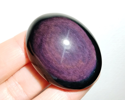 レインボーオブシディアン お月様 楽天市場】レインボーオブシディアン
