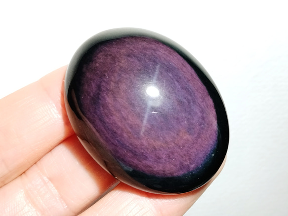 レインボーオブシディアン 40x30mm ルース 天然石 SPES STONE 通販