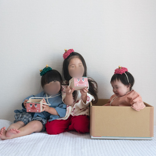 ちょこんと可愛い鬼のツノ 節分 豆まき 冬 コスプレ フォトブース 撮影