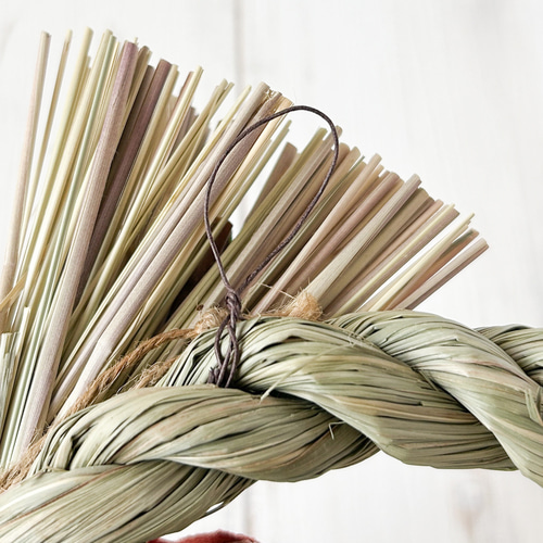 受注制作　宅急便　フレッシュ南天のしめ縄　節分に向けてリースに変更可能 33391d5d96f4dc8523420e80344cce