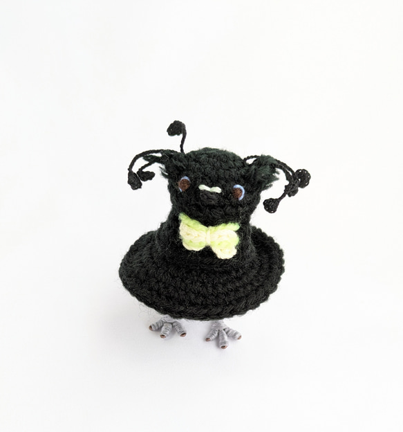 受注制作】タンビカンザシフウチョウのあみぐるみ あみぐるみ