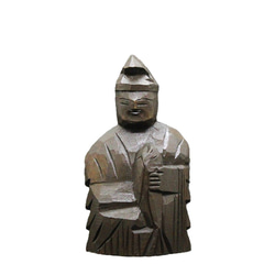 仏像 円空仏 木彫 善財童子(自刻像 16cm 着色 jk2429) 彫刻 円 仏像 円空仏 木彫 善財童子(自刻像 16cm 着色 jk2429) 彫刻 円