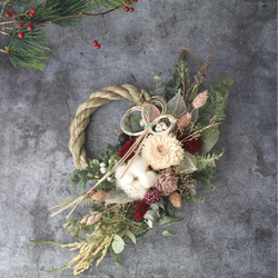 しっとり秋色ハーフリース リース Blue rose 通販 16593420｜Creema