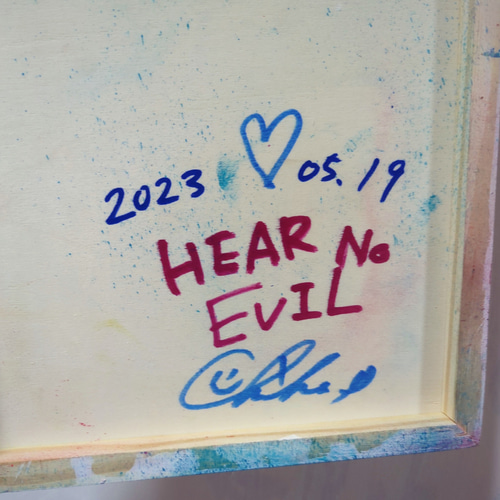 3作品セット】（見ざる言わざる聞かざる）現代アート イラスト