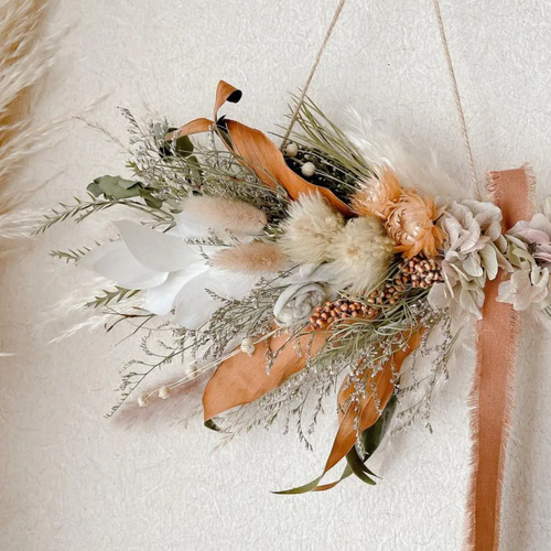 専用＊グリーン＆木の実 ドライフラワースワッグ(横型) 専用＊グリーン＆木の実 ドライフラワースワッグ(横型)