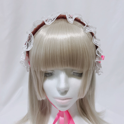 ヘッドドレス ウチら最強姫ギャル Y2K ピンク レオパード柄 ヘッドドレス ウチら最強姫ギャル Y2K ピンク レオパード柄