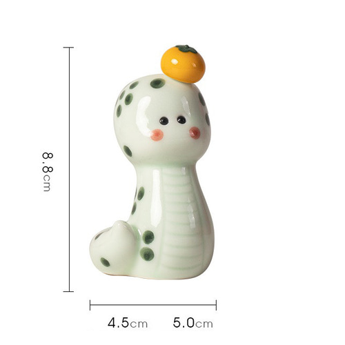 巳年・へび・赤ちゃんヘビ：縁起の良い☆陶器の置物 その他置物