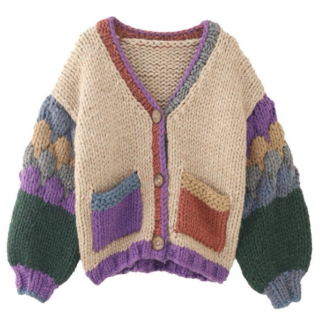 秋冬ニットアウター、秋冬カーディガン、前開きニットセーター、ニットセーター、ジャケット、レディース、防寒対策