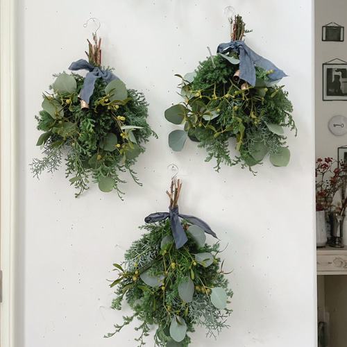 6.宿り木ブーケスワッグ