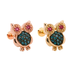 フクロウ ピアス のおすすめ人気通販 検索結果｜Creema(クリーマ