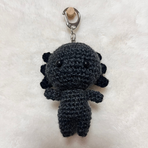 ウーパールーパー あみぐるみ キーホルダー あみぐるみ えるかる