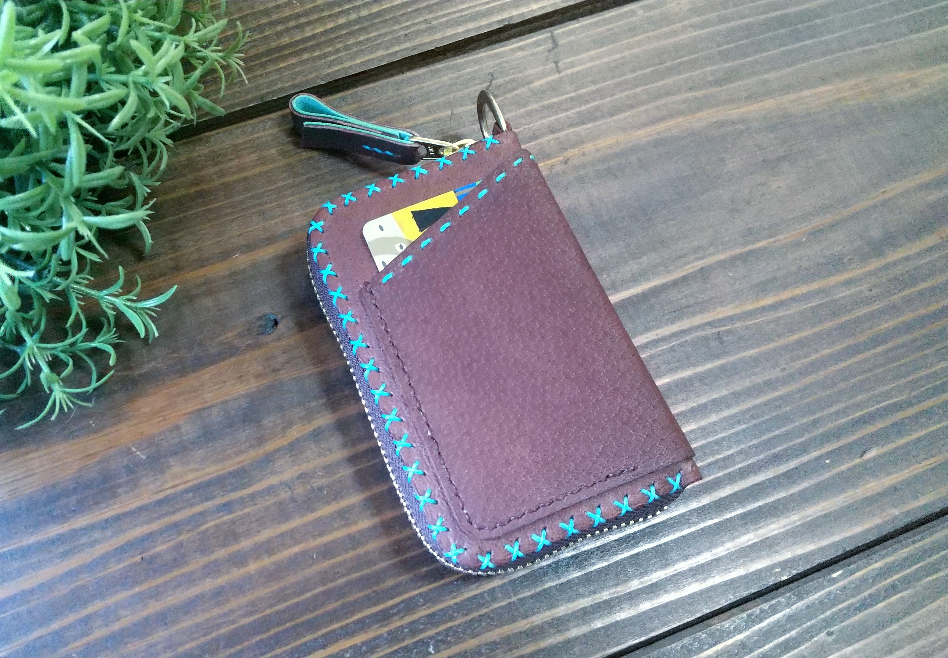 コインケース付キーケース(豚革)