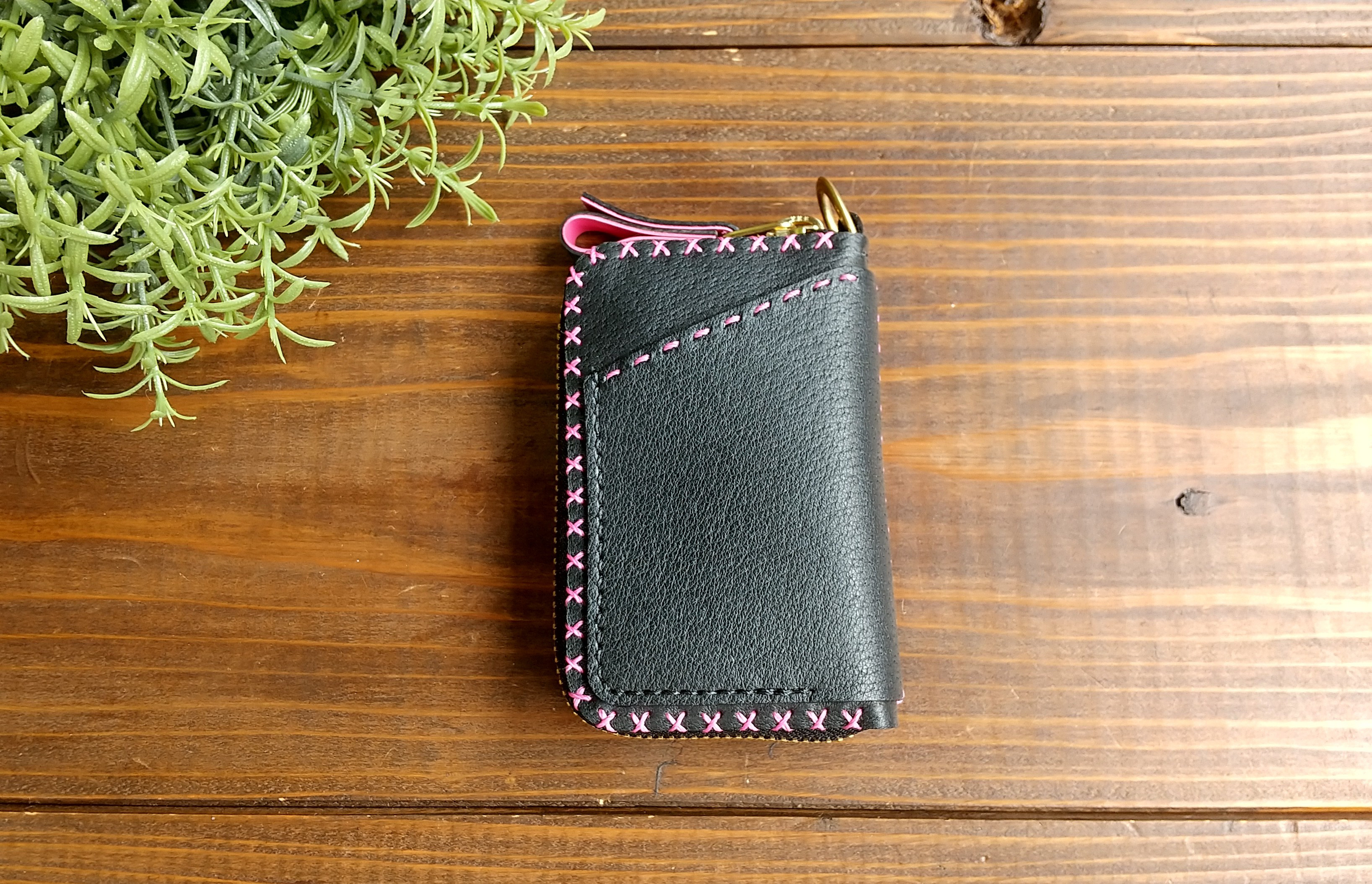 コインケース付キーケース(豚革)