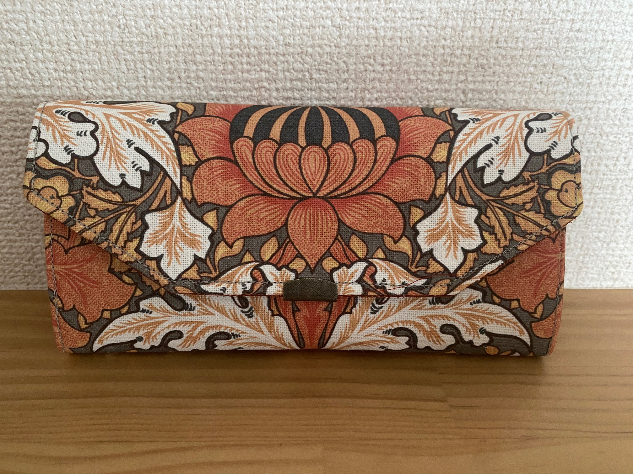 ウイリアムモリス  長財布(オレンジ)
