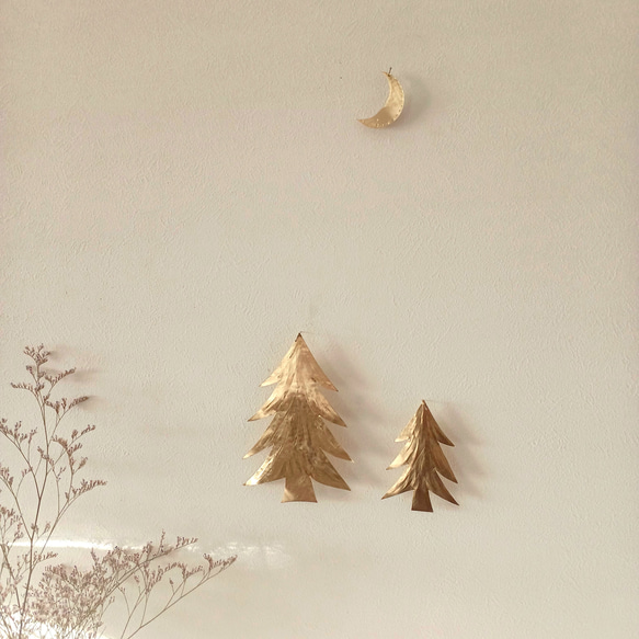 真鍮【森と月】 1枚目の画像