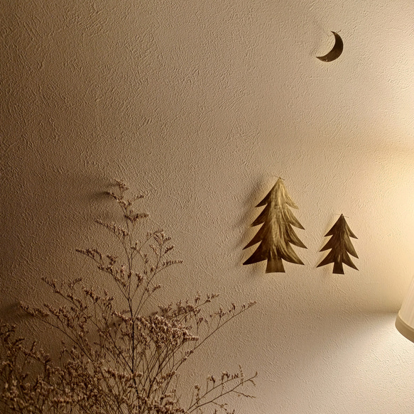 真鍮【森と月】 4枚目の画像