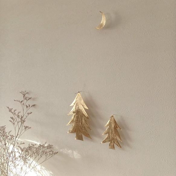 真鍮【森と月】 3枚目の画像