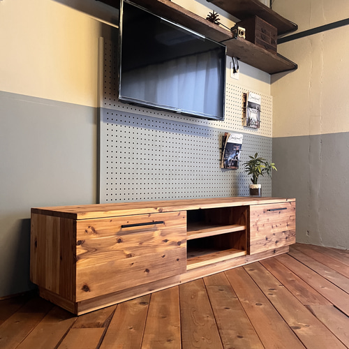 New選択できるTVボード 【自由設計】テレビ台 オーダー可能 1800×400×400mm テレビ台・テレビボード 魔法の家具屋  MR.HANDMAN 通販｜Creema(クリーマ) 18589215