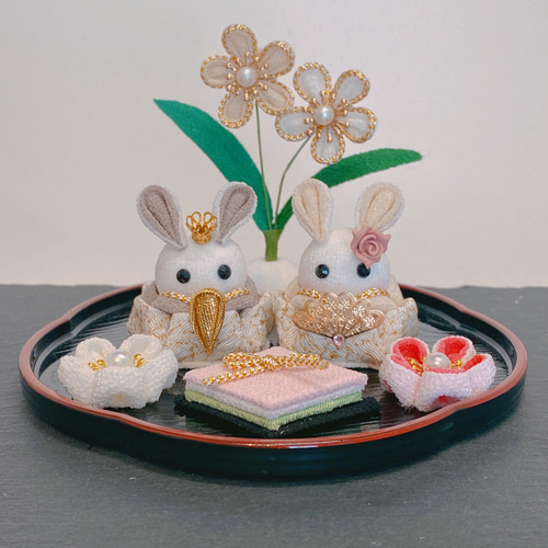 つまみ細工のおひなさま - パナミ手芸の総合オンラインショップ