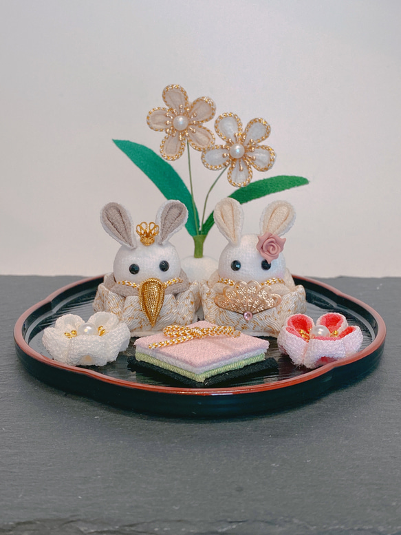 つまみ細工 つまみ細工お雛様 お雛様 雛飾り ひな祭り ひな人形・雛