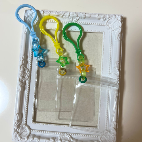 No.153A 110個セット キャンディバッグ キーホルダー セット 星