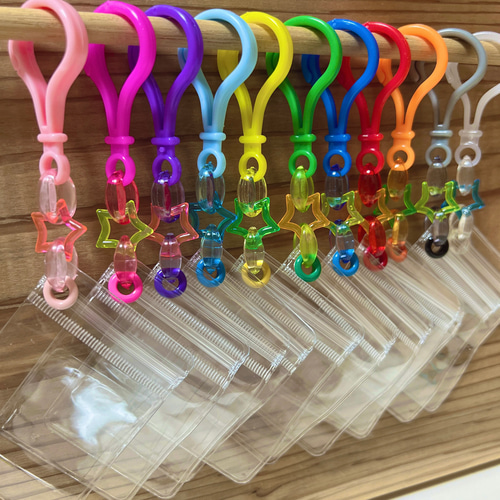 No.153A 110個セット キャンディバッグ キーホルダー セット 星