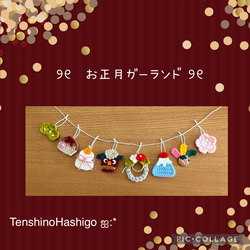 ✩︎⡱ご確認用✩︎⡱ ✩︎⡱ 夏のお出かけ苺のガーランドミニチュア