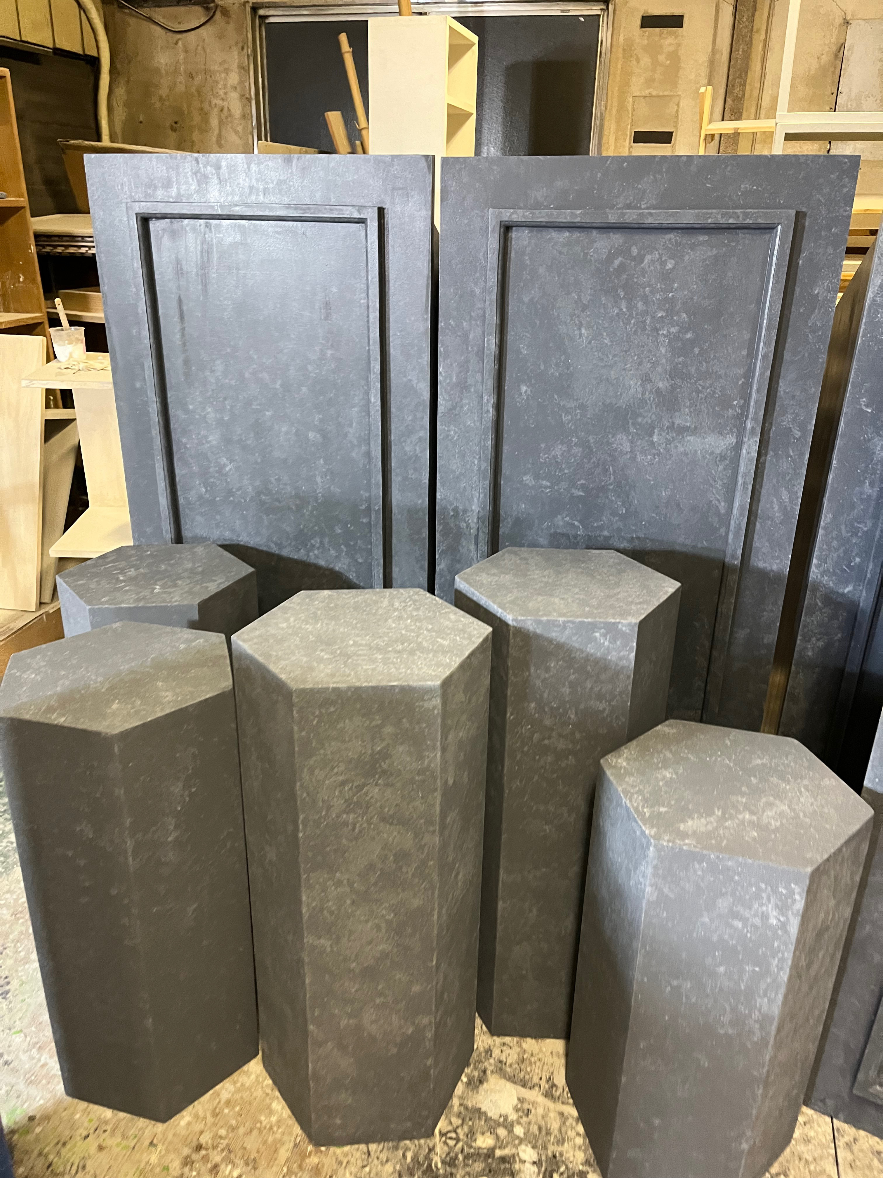 石っぽい　ディスプレイラック　　展示台　ボックス