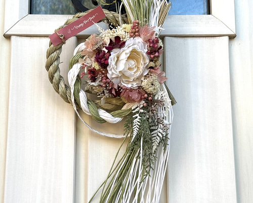 しめ縄 しめ飾り おしゃれ 正月飾り 手作り 販売 お正月リース しめ縄