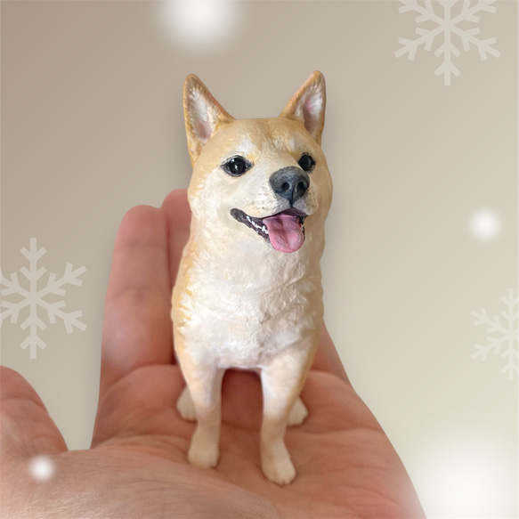 Squatting Dog いきむ犬 PVCフィギュア 柴犬 ピンク 柴犬 フィギュア