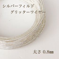 新商品 シルバーフィルド スパークルグリッターワイヤー ハード