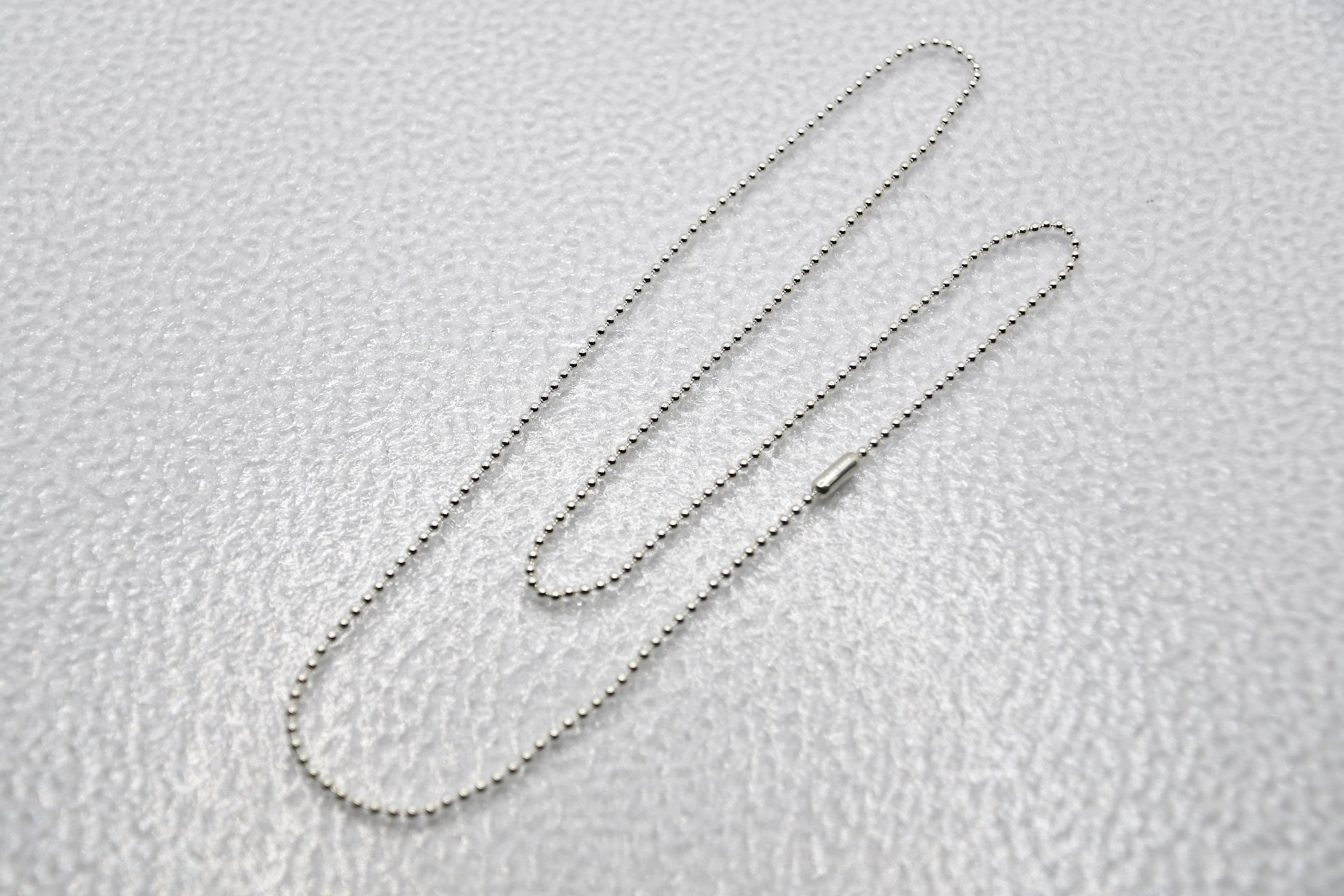 2mm玉ボールチェーン　50cm