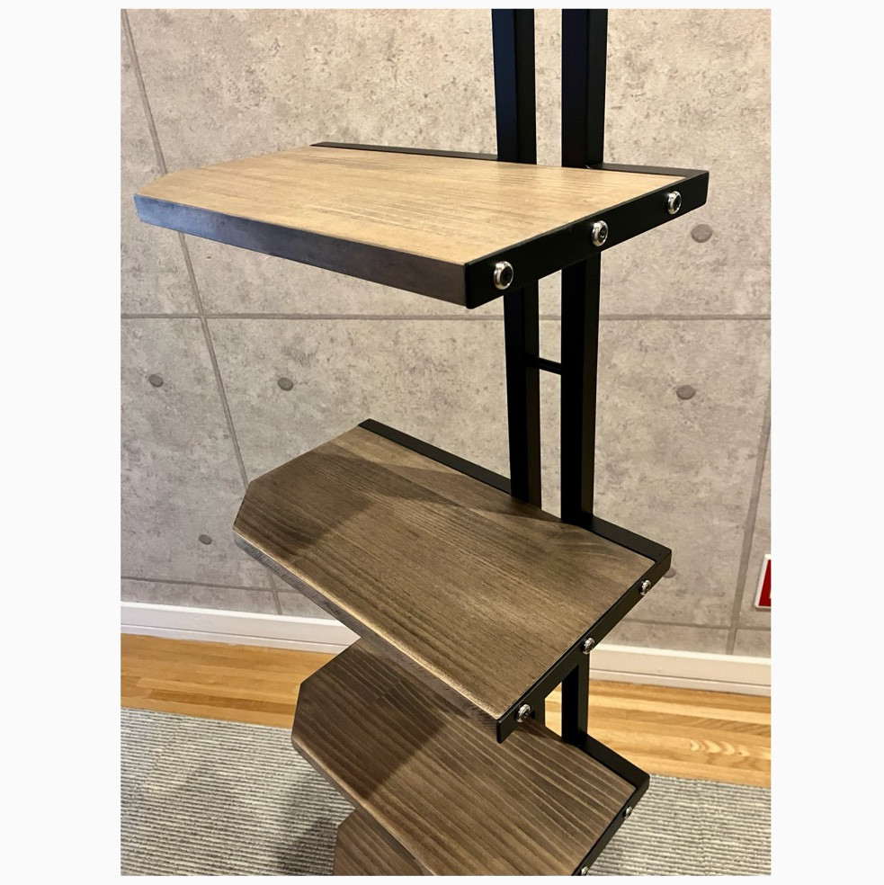 アイアンシェルフ タワータイプ - iron & wood アイアンシェルフ タワータイプ - iron & wood