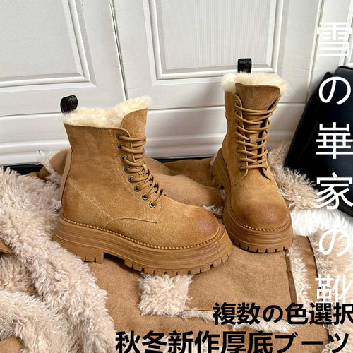 高級感#旅行#小人数厚底スノーブーツレディース2024新型冬毛皮