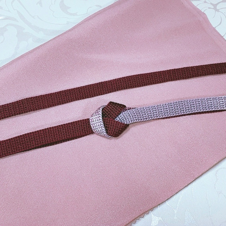 正絹手組み帯締め